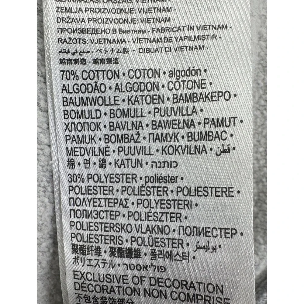 Jordan‎ Sweatshirt Youth  L Gray Fleece Lined Standard Fit Long Sleeve Pockets - Picture 7 of 9